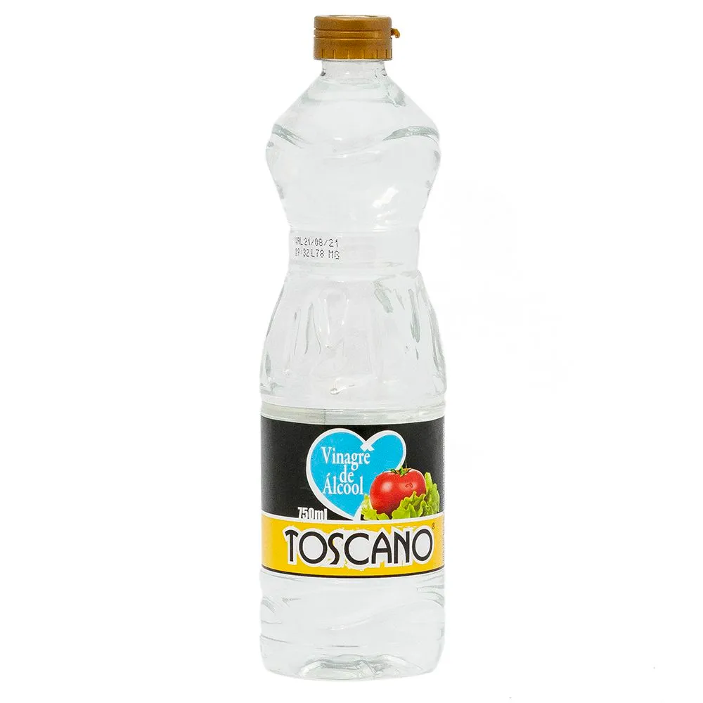 vinagre toscano alcool garrafa 750ml
